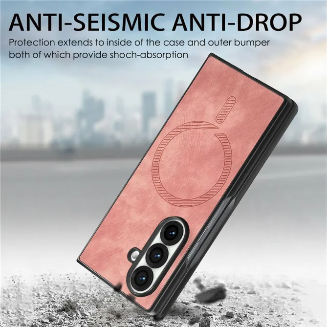 Coque Samsung Galaxy Z Fold8 Ultra vintage magnétique Rose - photo 5