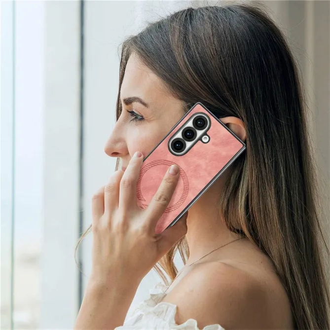 Coque Samsung Galaxy Z Fold8 Ultra vintage magnétique Rose - photo 10