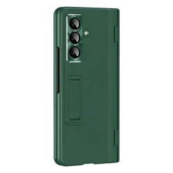 Coque Samsung Galaxy Z Fold8 Ultra simili cuir béquille avec verre Vert - photo 2