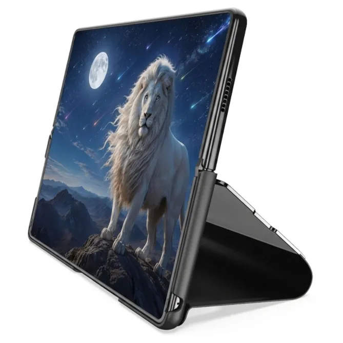 Housse Samsung Galaxy Z Fold8 Ultra flip miroir intégrale Noir - photo 3