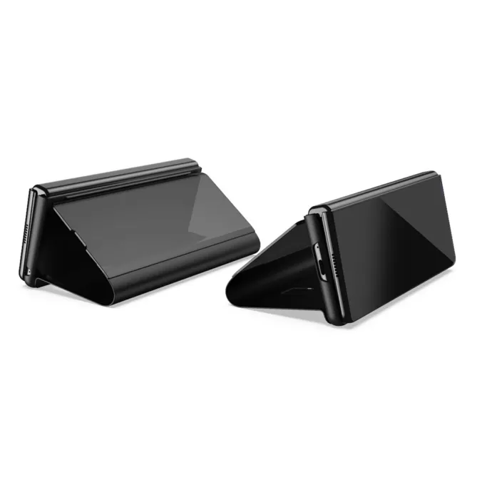 Housse Samsung Galaxy Z Fold8 Ultra flip miroir intégrale Noir - photo 4