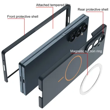 Coque Samsung Galaxy Z Fold8 Ultra slim magnétique avec verre Vert - photo 2