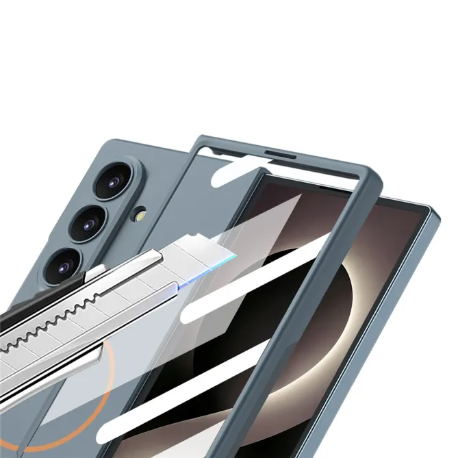 Coque Samsung Galaxy Z Fold8 Ultra slim magnétique avec verre Vert - photo 3