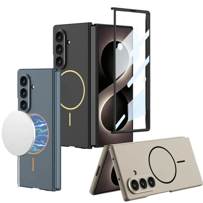 Coque Samsung Galaxy Z Fold8 Ultra slim magnétique avec verre Vert - photo 8