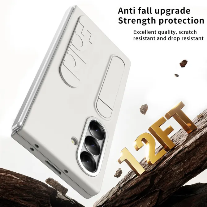 Coque Samsung Galaxy Z Fold8 Ultra sangle et charnière avec béquille Blanc - photo 6