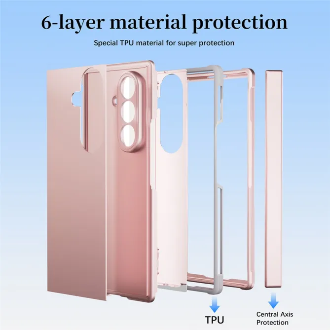 Coque Samsung Galaxy Z Fold8 Ultra 6 couches avec verre Rose - photo 4