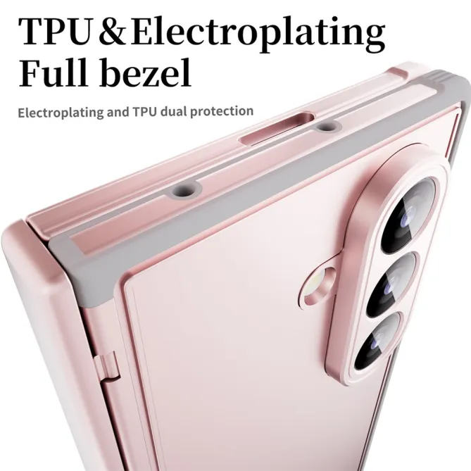 Coque Samsung Galaxy Z Fold8 Ultra 6 couches avec verre Rose - photo 8
