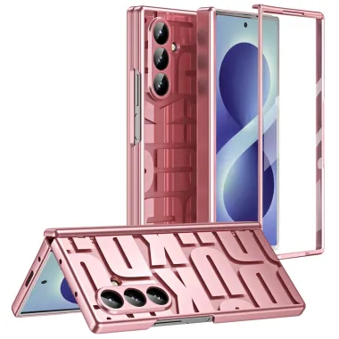 Coque Samsung Galaxy Z Fold8 Ultra galvanisée avec verre Or Rose