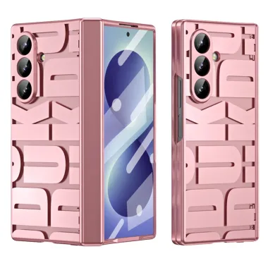 Coque Samsung Galaxy Z Fold8 Ultra galvanisée avec verre Or Rose - photo 2