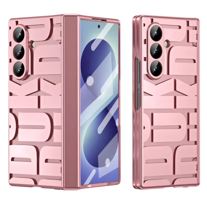 Coque Samsung Galaxy Z Fold8 Ultra galvanisée avec verre Or Rose - photo 2
