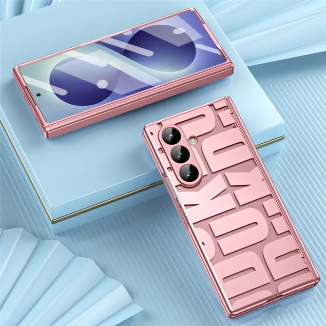 Coque Samsung Galaxy Z Fold8 Ultra galvanisée avec verre Or Rose - photo 6