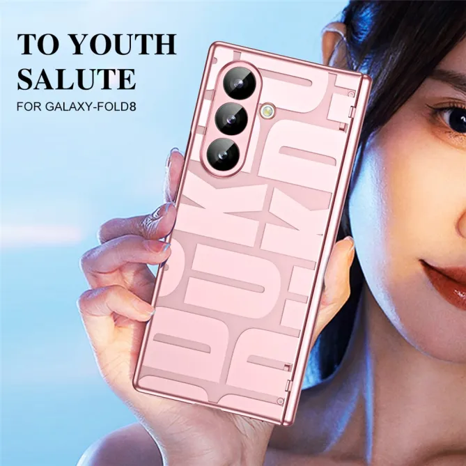 Coque Samsung Galaxy Z Fold8 Ultra galvanisée avec verre Or Rose - photo 8