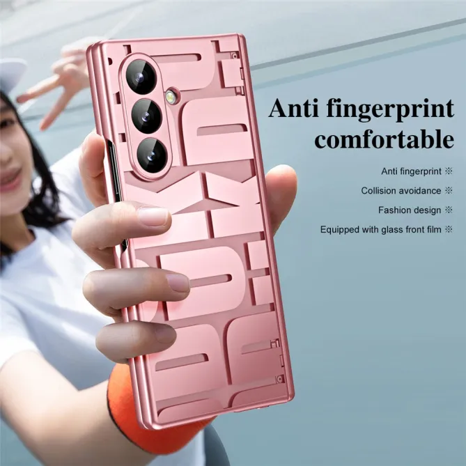 Coque Samsung Galaxy Z Fold8 Ultra galvanisée avec verre Or Rose - photo 9