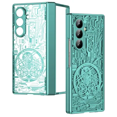 Coque Samsung Galaxy Z Fold8 Ultra Mechanical Legend avec verre Vert - photo 2