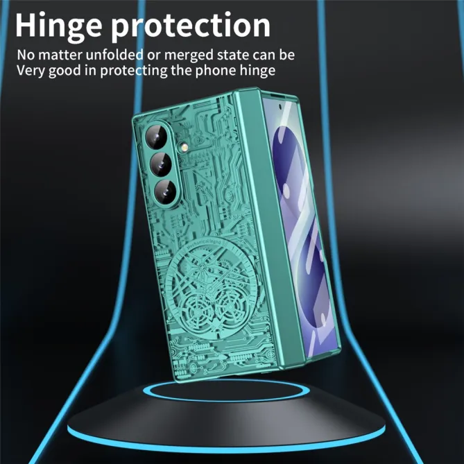 Coque Samsung Galaxy Z Fold8 Ultra Mechanical Legend avec verre Vert - photo 4