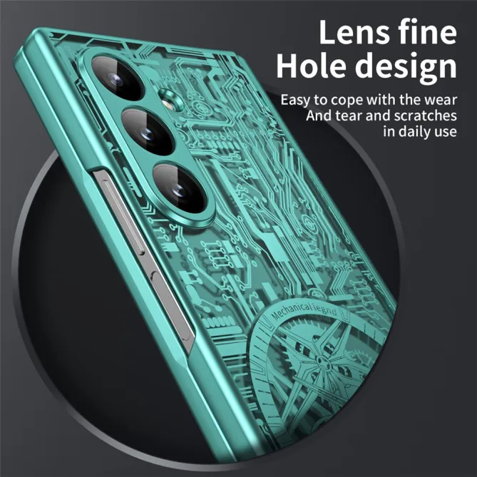 Coque Samsung Galaxy Z Fold8 Ultra Mechanical Legend avec verre Vert - photo 5