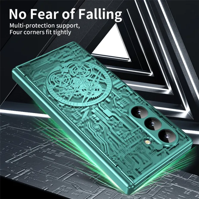 Coque Samsung Galaxy Z Fold8 Ultra Mechanical Legend avec verre Vert - photo 6
