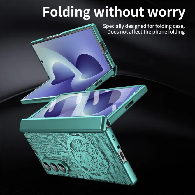 Coque Samsung Galaxy Z Fold8 Ultra Mechanical Legend avec verre Vert - photo 8