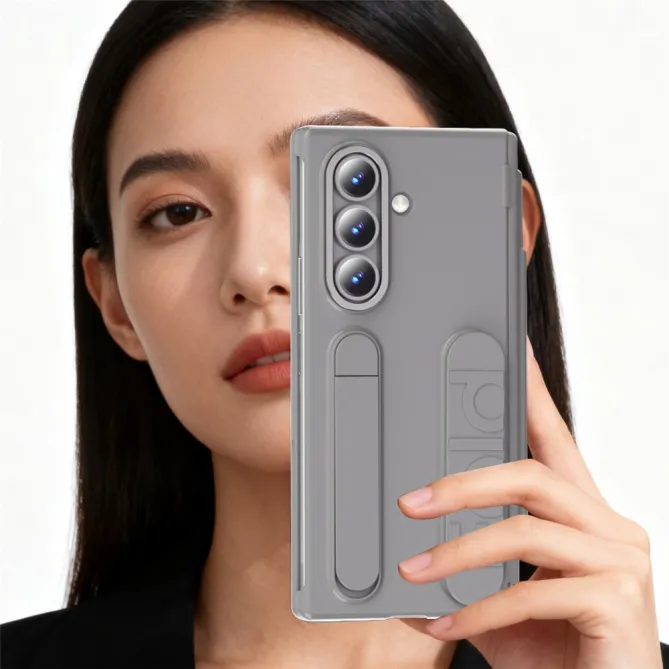 Coque Samsung Galaxy Z Fold8 Ultra carte NFC S Pen avec verre Gris - photo 4
