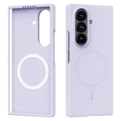 Coque Samsung Galaxy Z Fold8 Ultra silicone liquide magnétique Violet