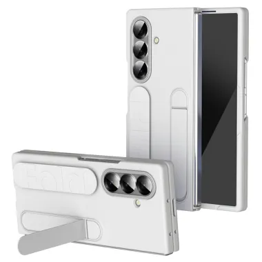 Coque Samsung Galaxy Z Fold8 Ultra sangle et béquille silicone Blanc