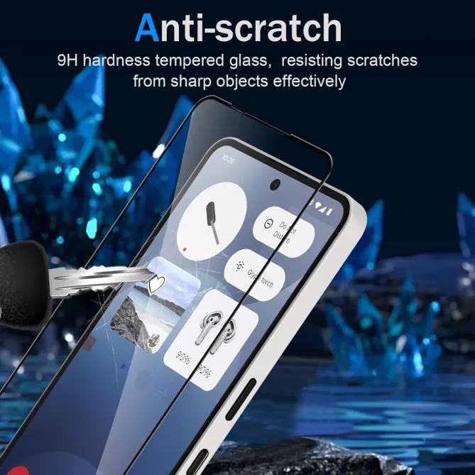 Verre Trempé HD Nothing Phone (4b) Protection Intégrale Bord Noir