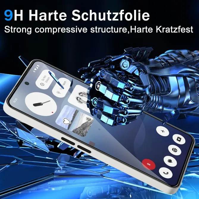 Verre Trempé HD Nothing Phone (4b) Protection Intégrale Bord Noir