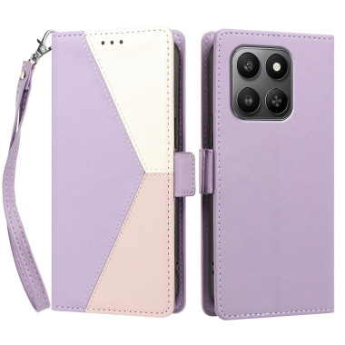 Housse Honor 600 Smart Tricolore Anti-RFID avec Support et Dragonne