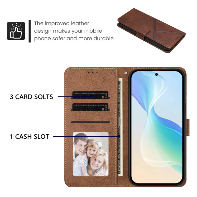 Housse Honor 600 Smart Lignes Diagonales Support