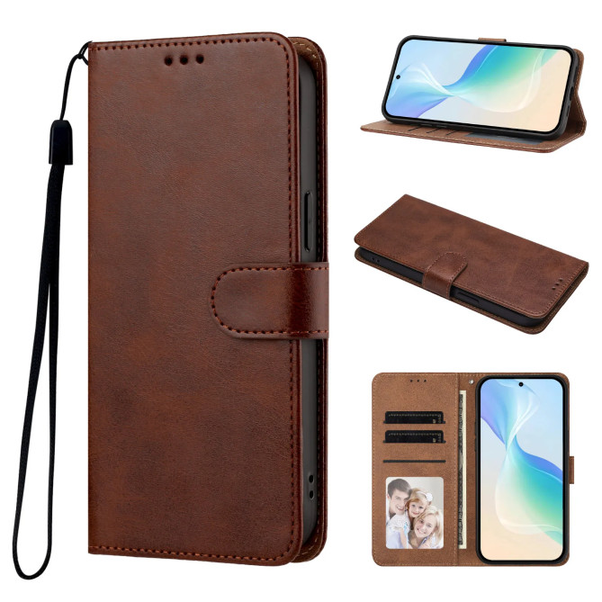 Housse Honor 600 Smart Portefeuille Support Dragonne