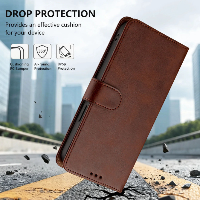 Housse Honor 600 Smart Portefeuille Support Dragonne