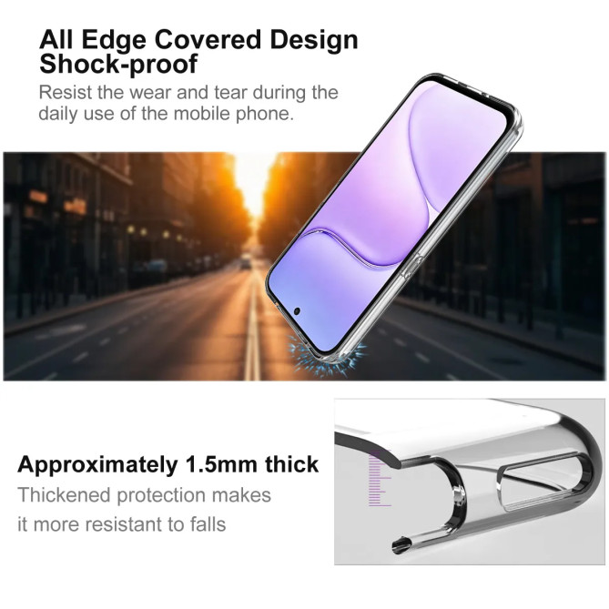 Coque Honor 600 Smart UX-10 Series Transparente