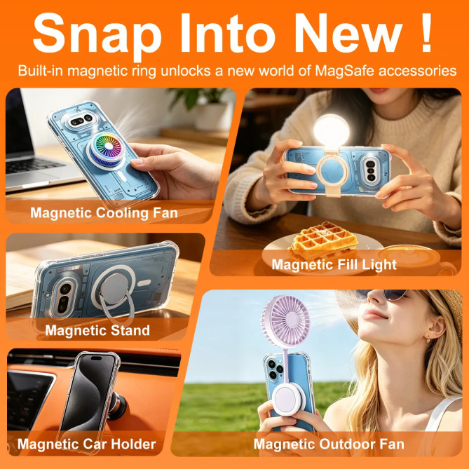 Coque Honor 600 Smart Transparente Magnétique Coins Airbags