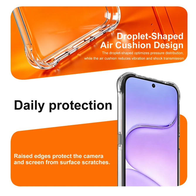 Coque Honor 600 Smart Transparente Magnétique Coins Airbags