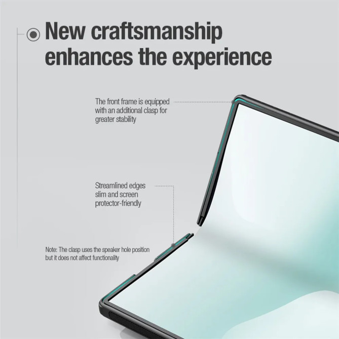 Coque Z Fold 8 Ultra NILLKIN Frosted Stylet