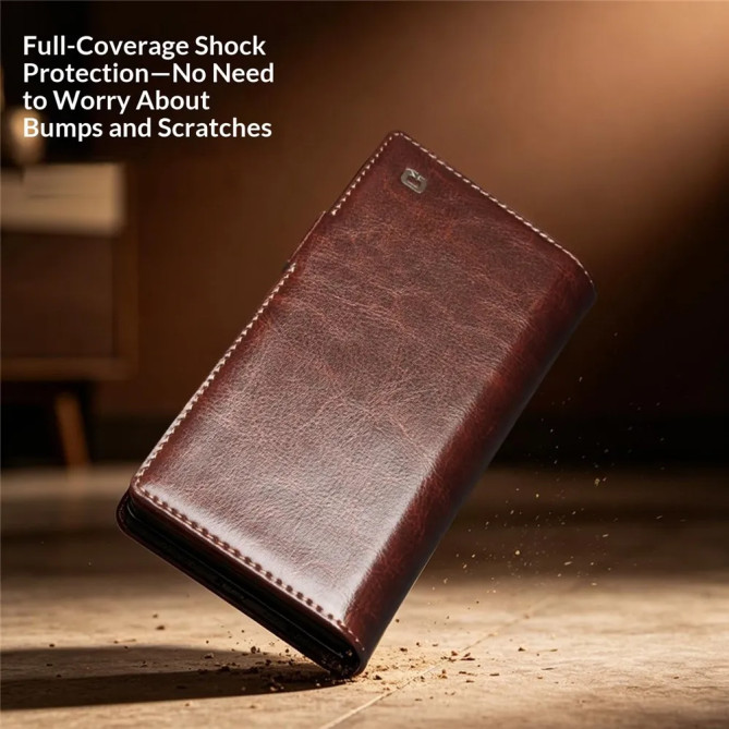 Étui Portefeuille Cuir Véritable Samsung Galaxy Z Fold 8 Ultra