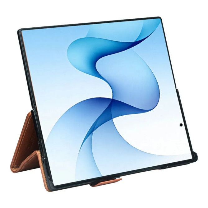 Housse Galaxy Z Fold 8 Ultra Cuir Ciré Portefeuille