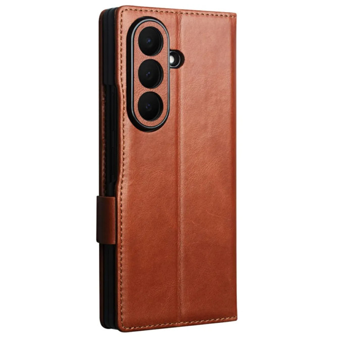 Housse Galaxy Z Fold 8 Ultra Cuir Ciré Portefeuille