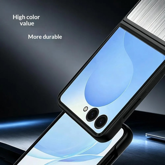 Coque Samsung Galaxy Z Flip 8 Dos Acier Inoxydable Brossé