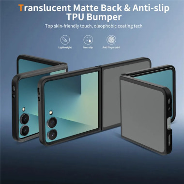 Coque Samsung Galaxy Z Flip 8 Dos Acrylique Mat Skin Touch