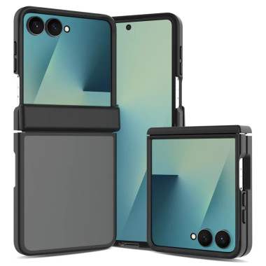 Coque Samsung Galaxy Z Flip 8 Mate Translucide avec Protection Charnière
