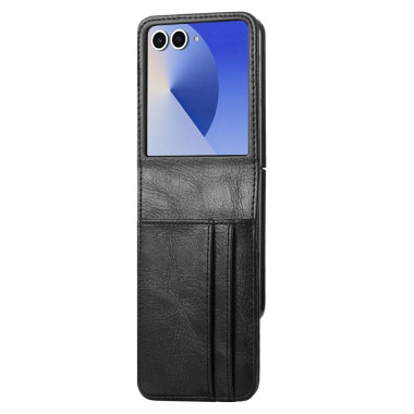 Coque Samsung Galaxy Z Flip 8 Portefeuille Multi-Cartes