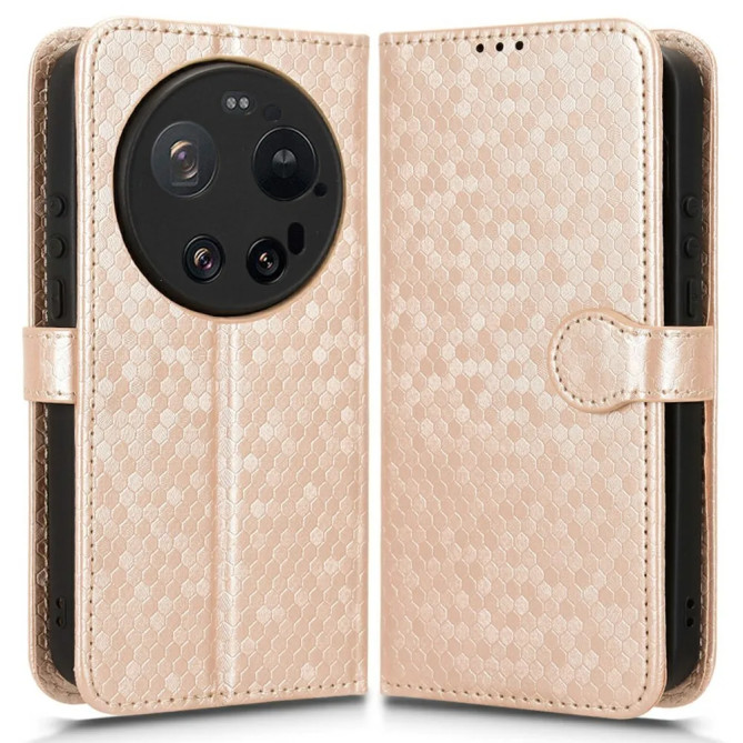 Housse Portefeuille Xiaomi 17 Ultra Motif Alvéoles