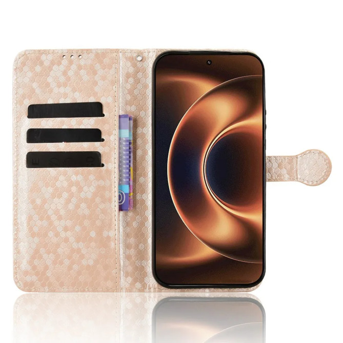 Housse Portefeuille Xiaomi 17 Ultra Motif Alvéoles