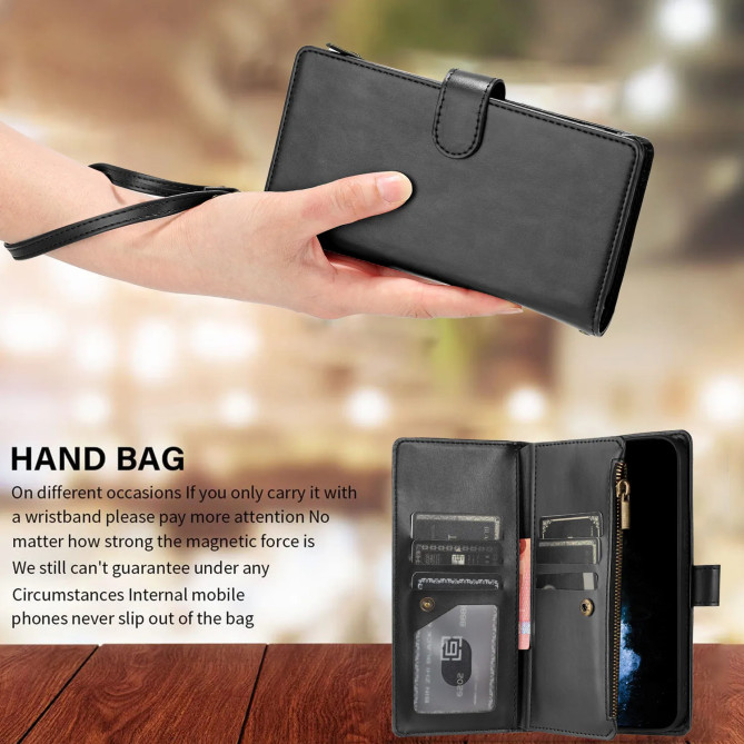 Housse Xiaomi 17 Ultra Portefeuille Zippé