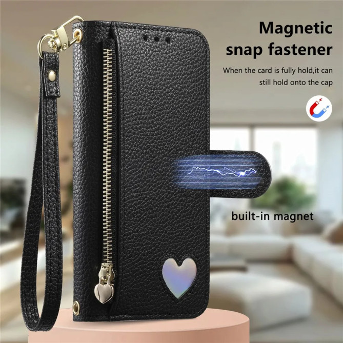 Housse Xiaomi 17 Ultra Portefeuille Zippé Porte-Cartes