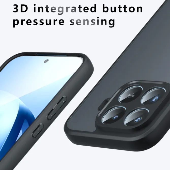 Coque Xiaomi 17T Pro Semi-Transparente Contours Renforcés - photo 14
