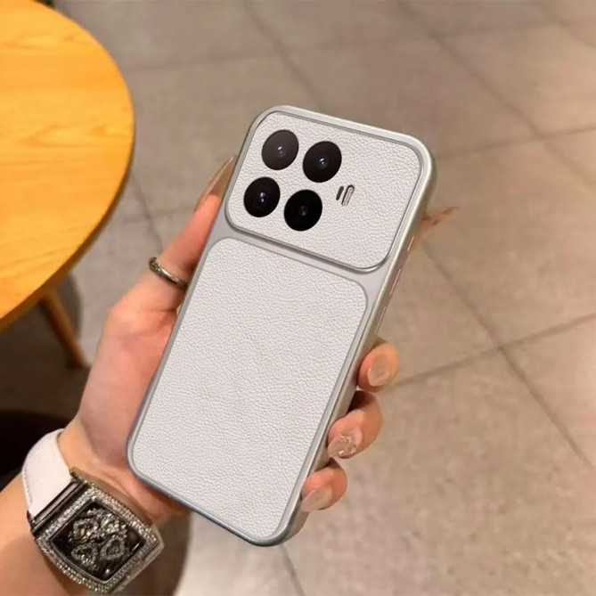 Coque Xiaomi 17T Simili Cuir Grainé