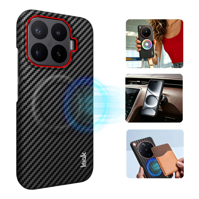 Coque Xiaomi 17T Ruiyi Magnétique Effet Carbone