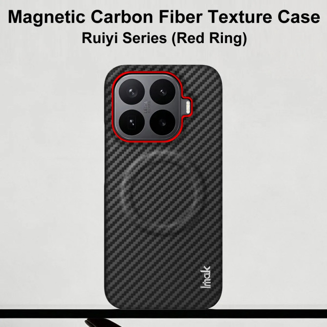 Coque Xiaomi 17T Ruiyi Magnétique Effet Carbone